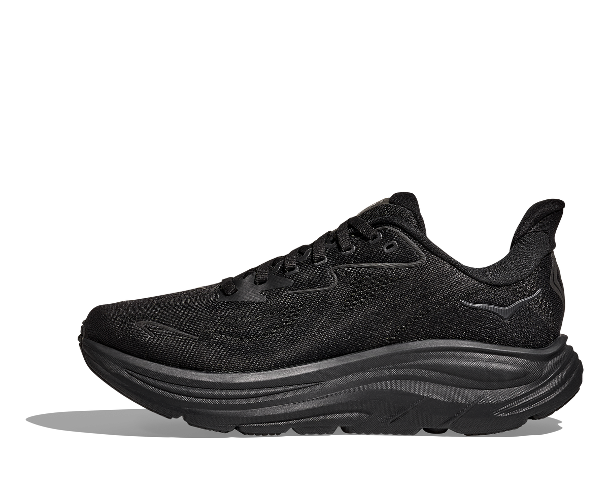 HOKA Clifton 10 Mujer Black Black — detalle