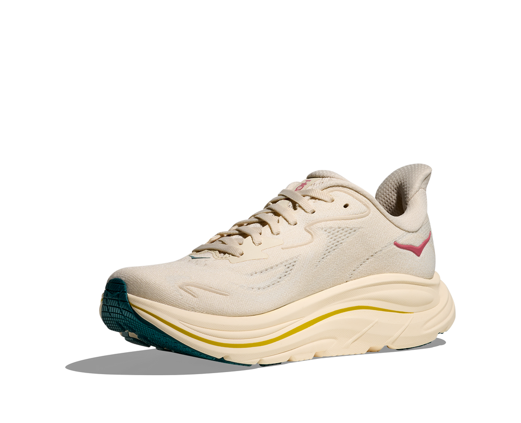 HOKA Clifton 10 Mujer Birch / Alabaster — vista frontal