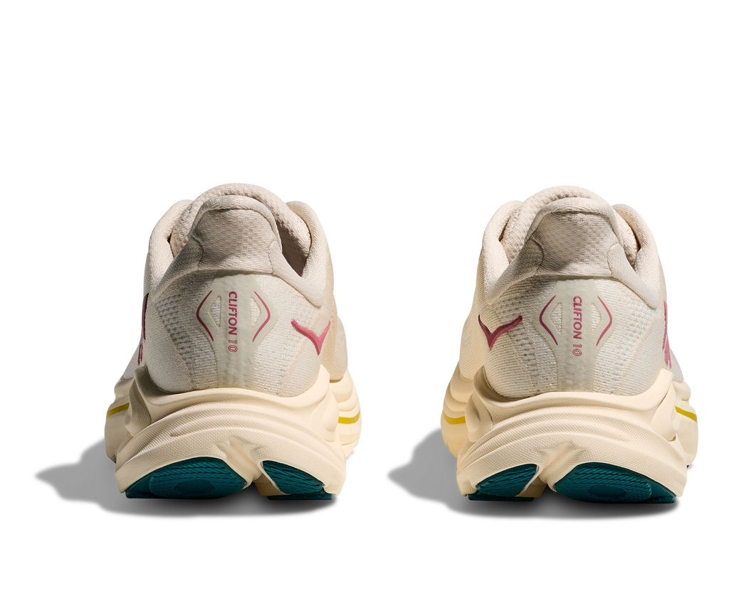 HOKA Clifton 10 Mujer Birch / Alabaster — vista superior