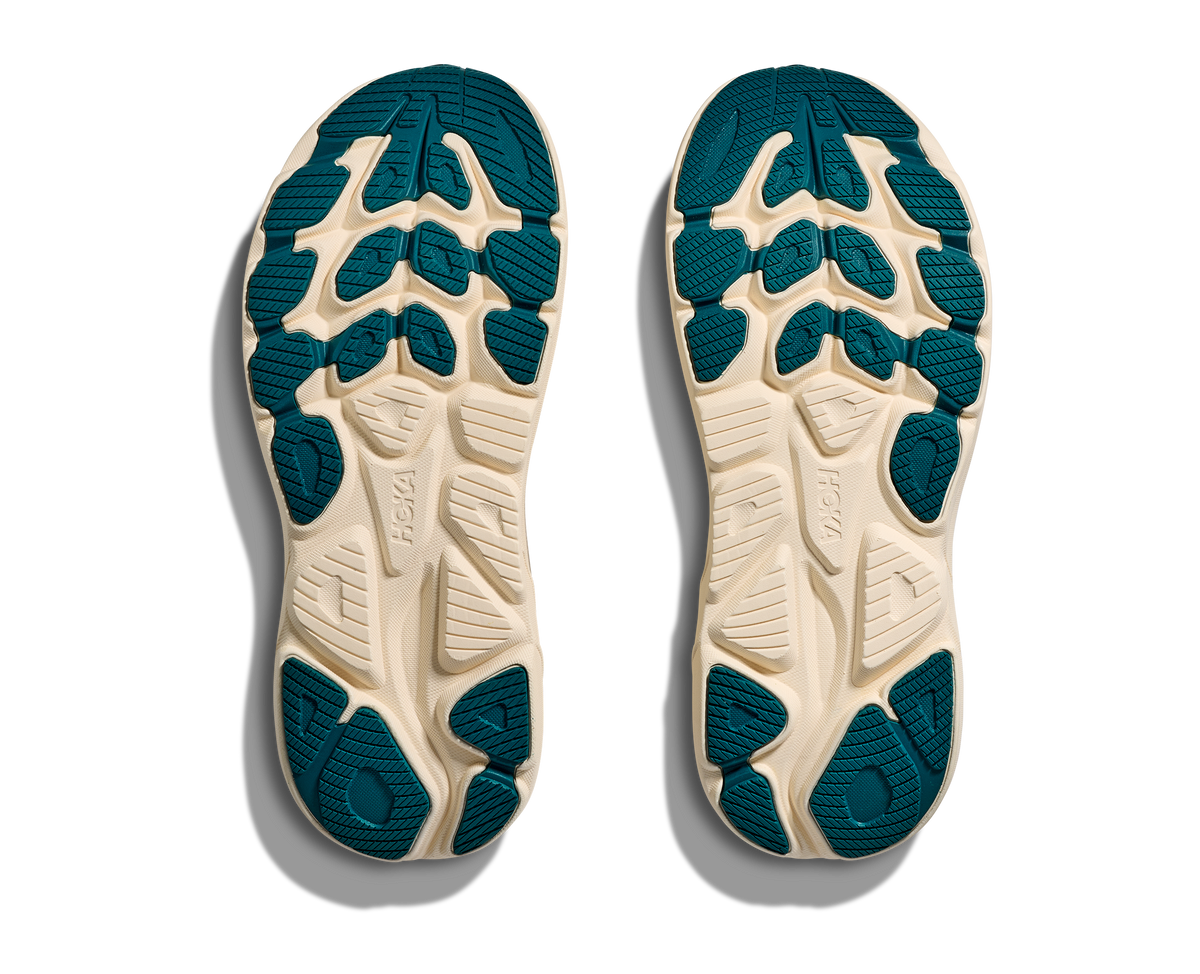 HOKA Clifton 10 Mujer Birch / Alabaster — suela