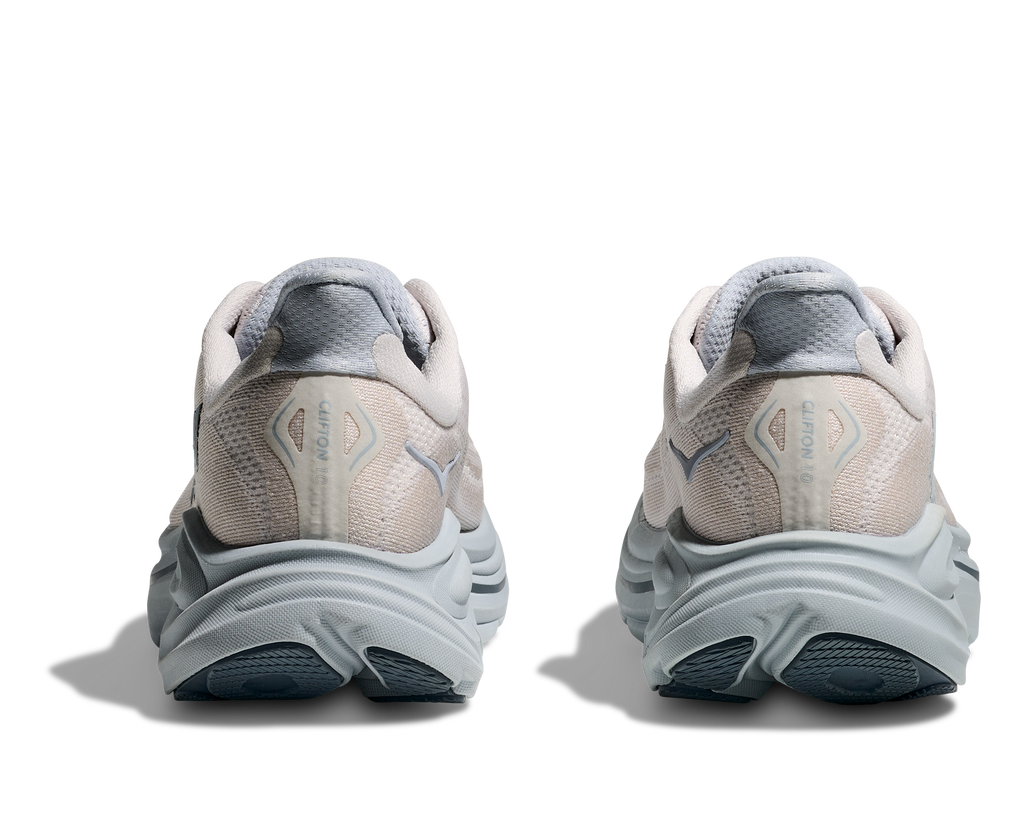 HOKA Clifton 10 Mujer Grout Mineral Blue — vista superior