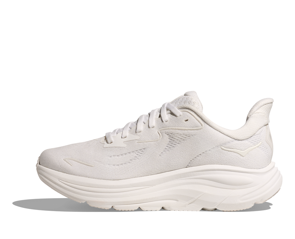 HOKA Clifton 10 Mujer White White — detalle