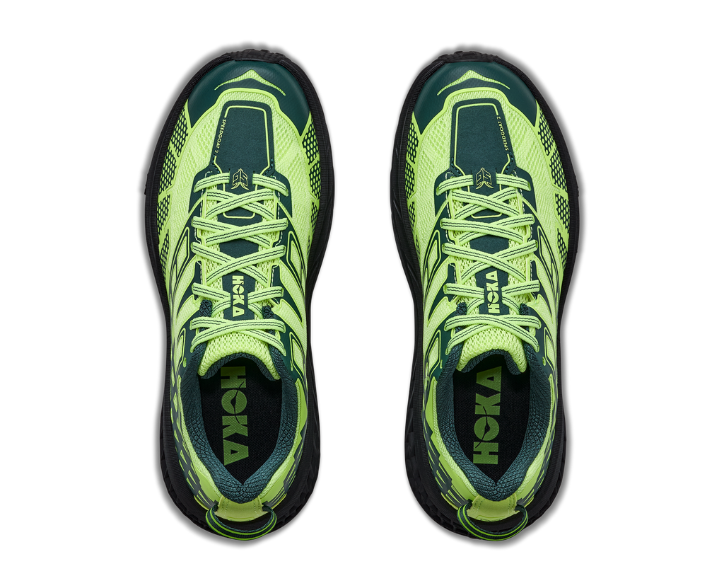 HOKA Speedgoat 2 Unisex Neon Yuzu / Black — vista medial