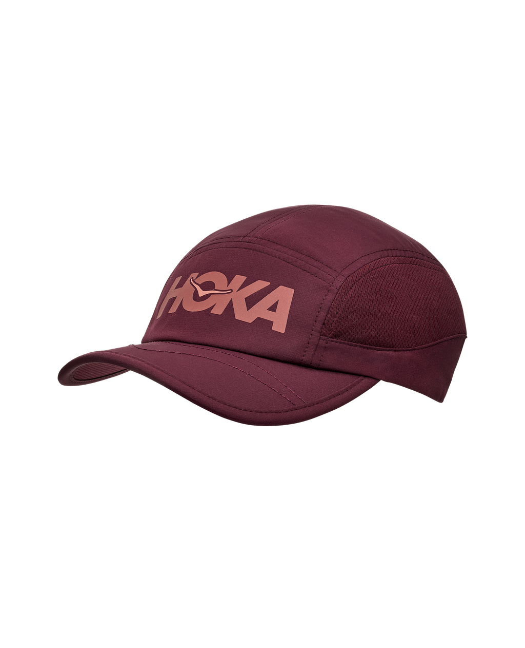 HOKA HOKA Run Hat Unisex Black Cherry — vista lateral