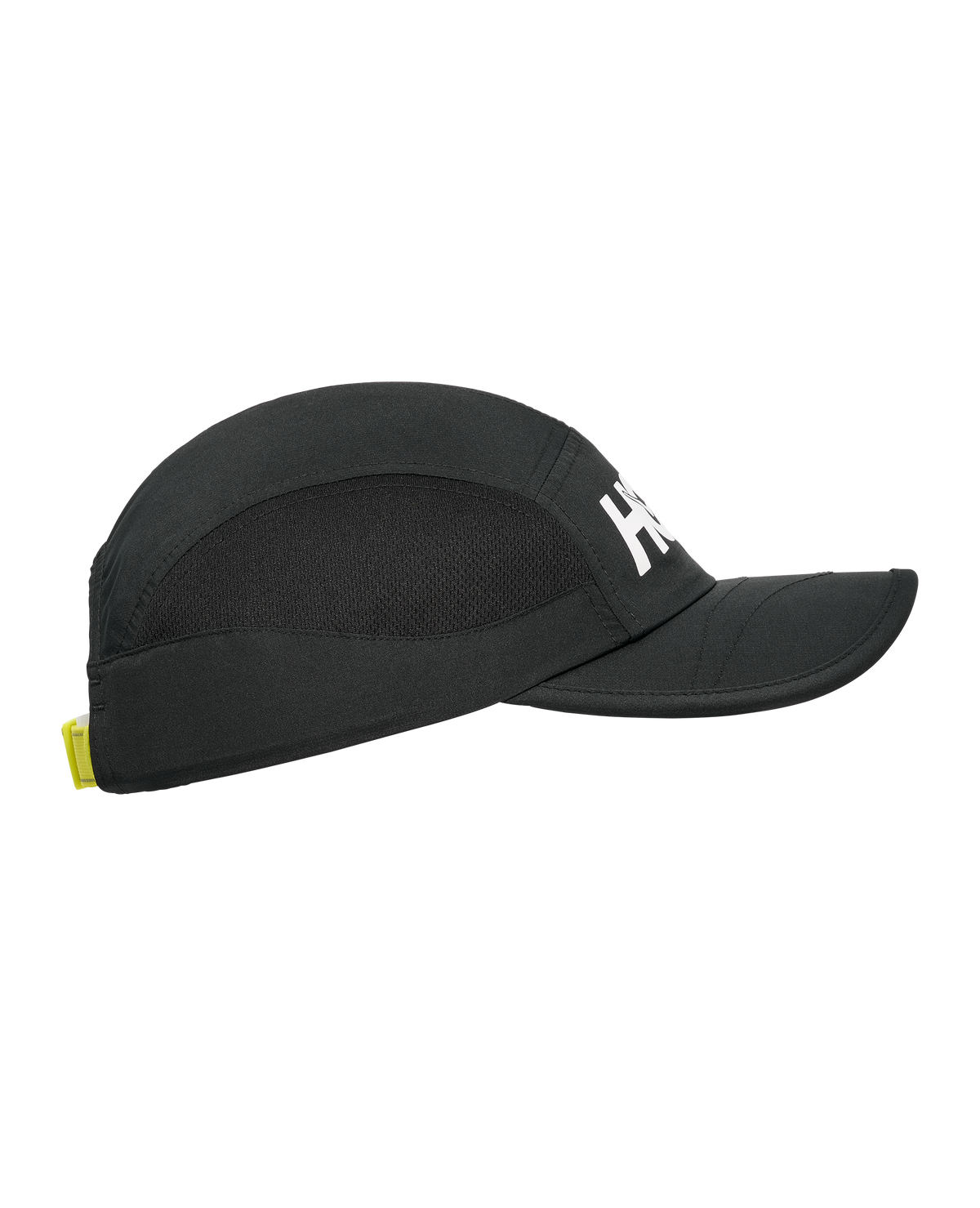 HOKA HOKA Run Hat Unisex Black — vista tres cuartos