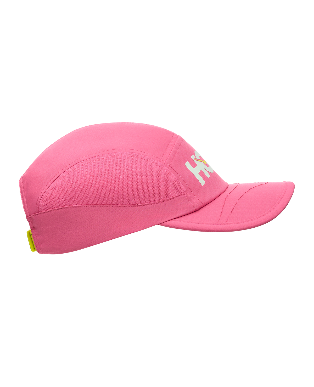 HOKA HOKA Run Hat Unisex Electric Rose — vista tres cuartos