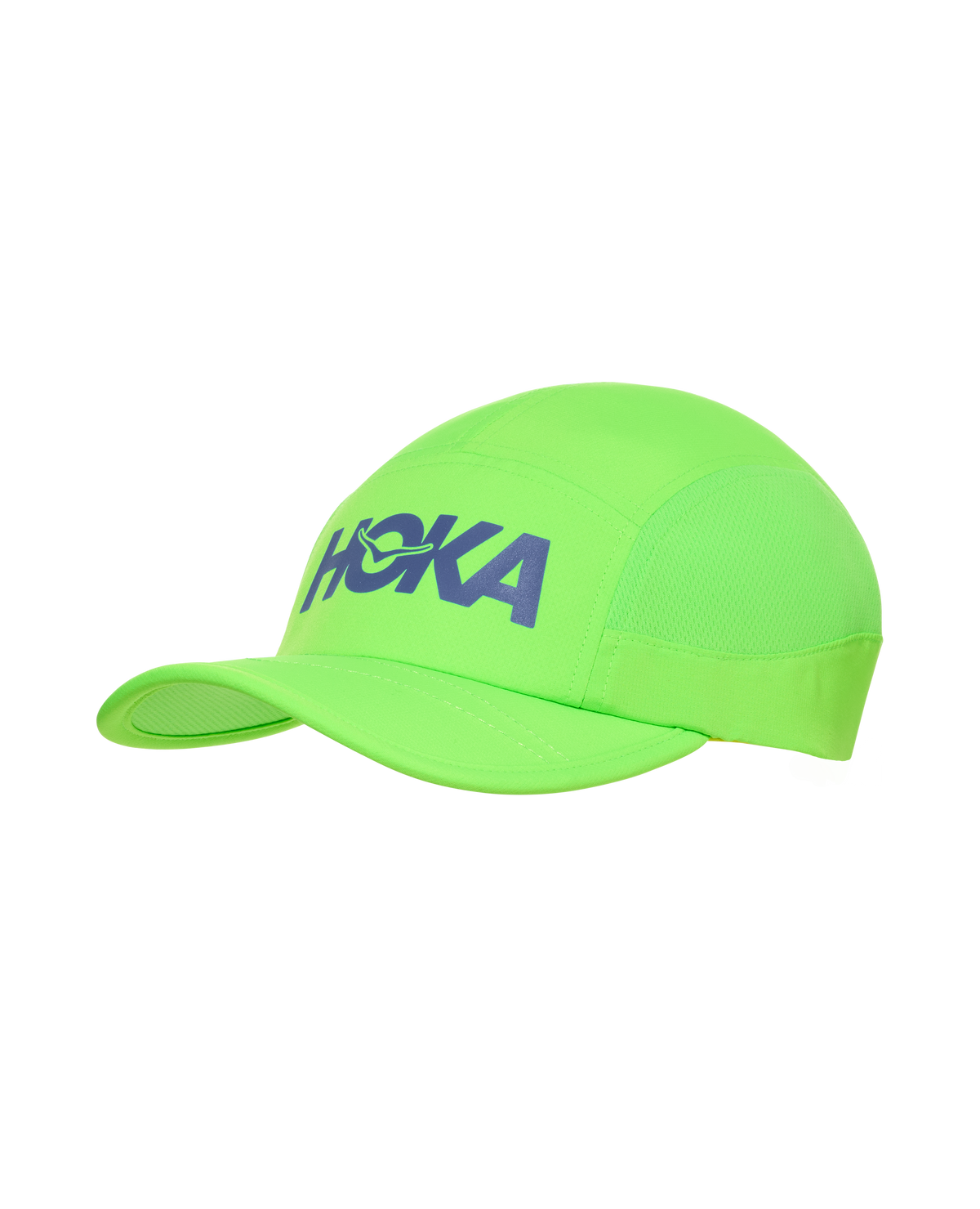 HOKA HOKA Run Hat Unisex Neon Green — vista lateral
