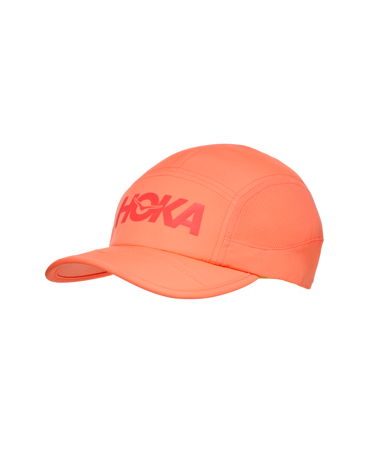 HOKA HOKA Run Hat Unisex Neon Cantaloupe — vista lateral