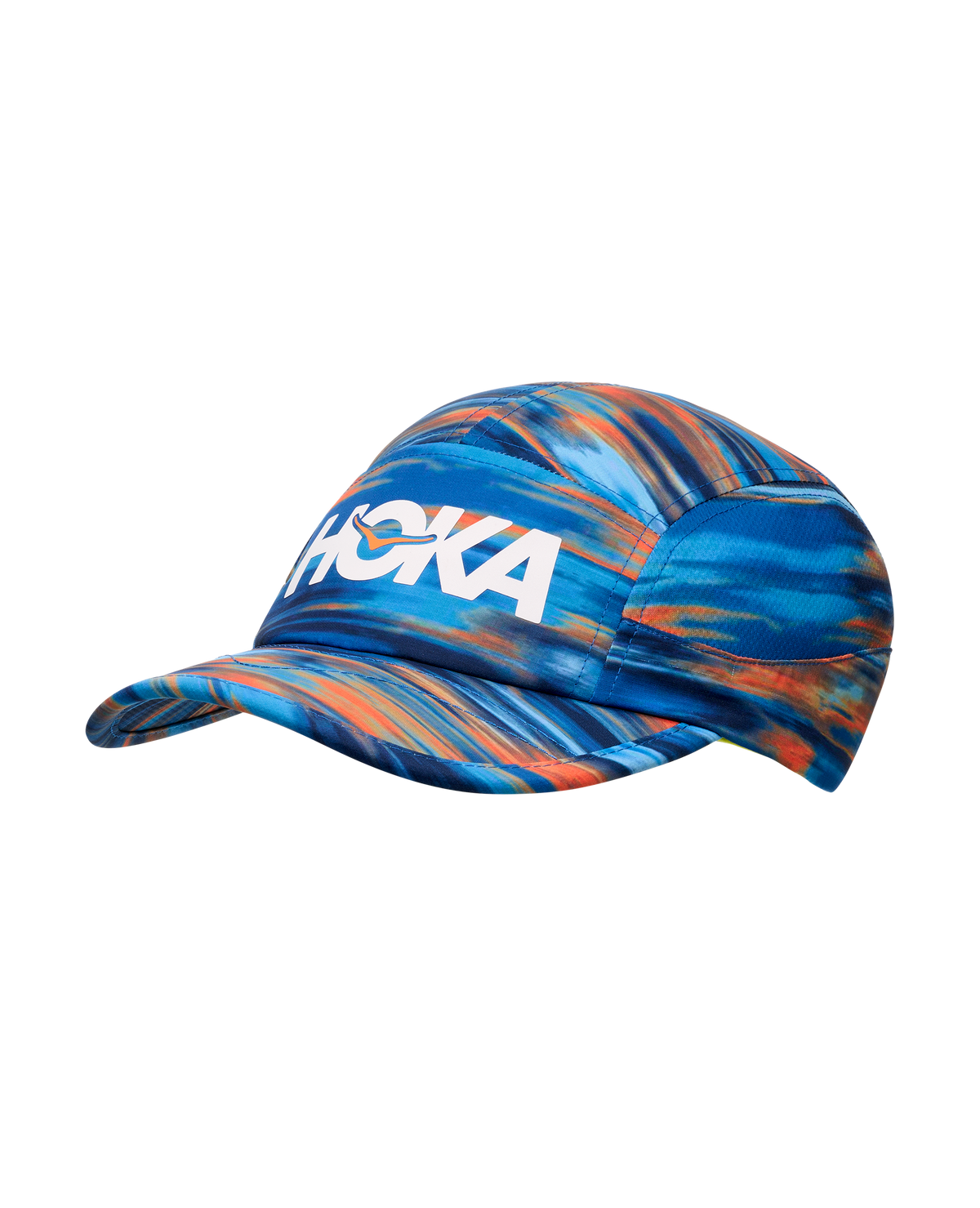 HOKA HOKA Run Hat Prt Unisex Blue Blur Run Print — vista lateral