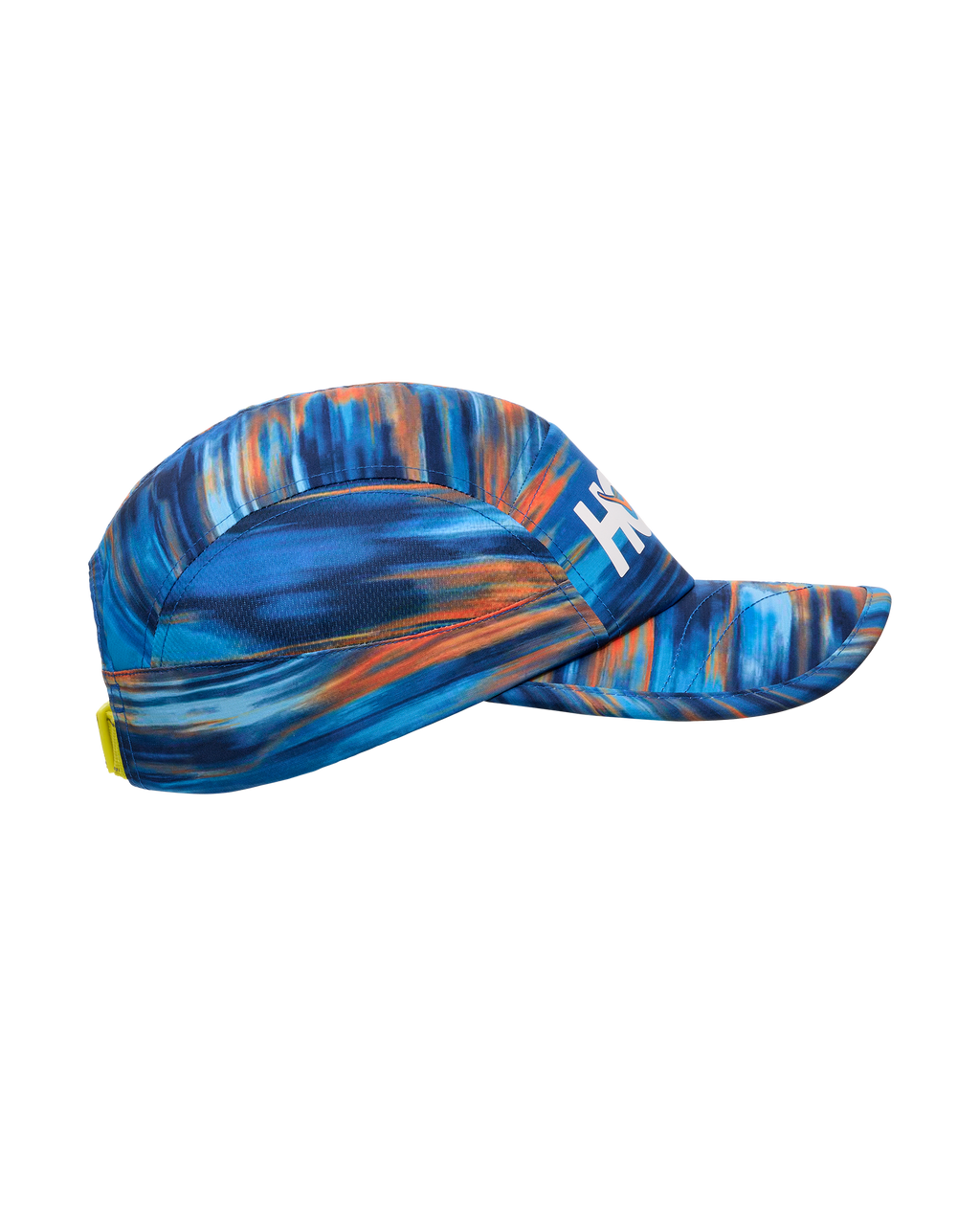 HOKA HOKA Run Hat Prt Unisex Blue Blur Run Print — vista tres cuartos