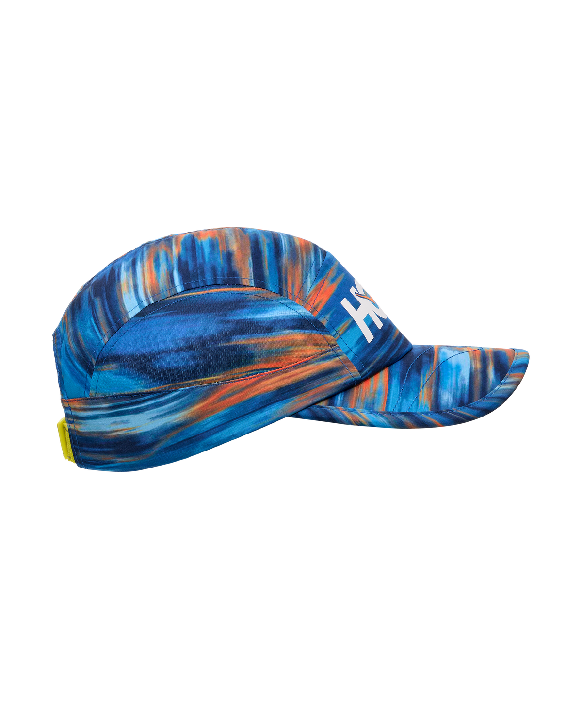 HOKA HOKA Run Hat Prt Unisex Blue Blur Run Print — vista tres cuartos