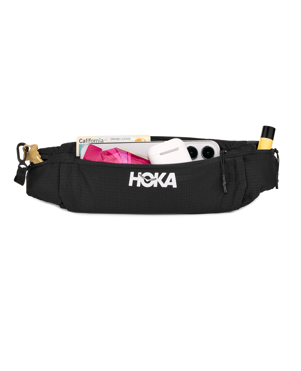HOKA HOKA Run Belt Unisex Black — vista medial
