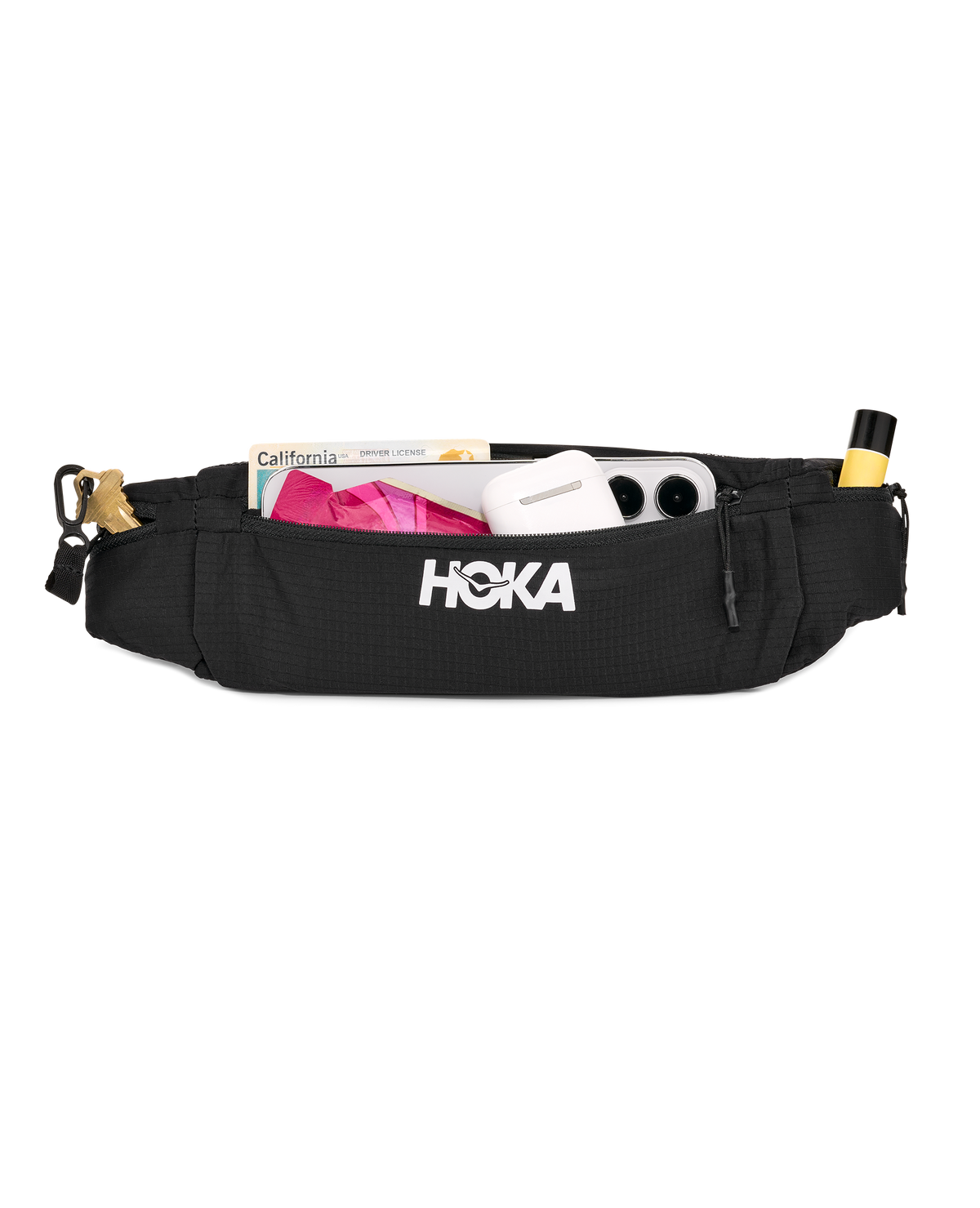 HOKA HOKA Run Belt Unisex Black — vista medial