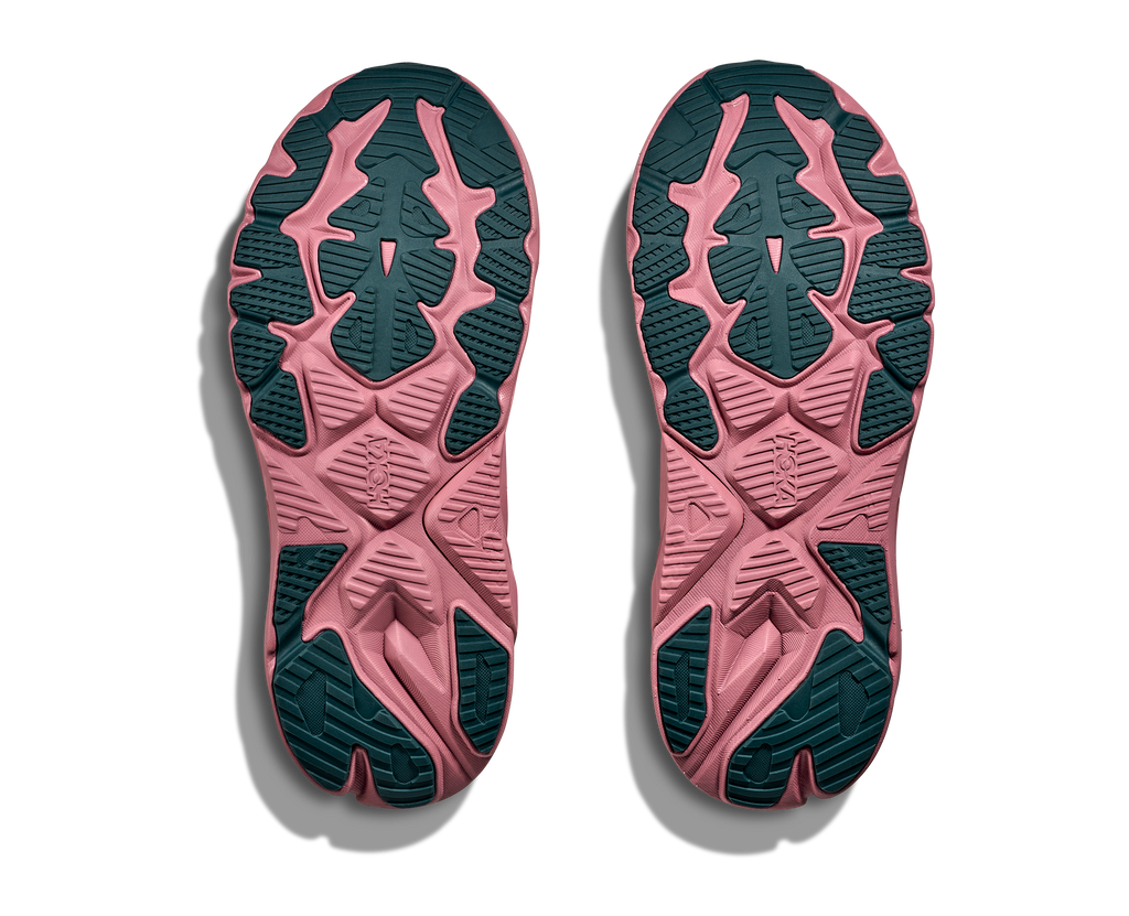 HOKA Arahi 8 Mujer Alabaster Lingonberry — suela