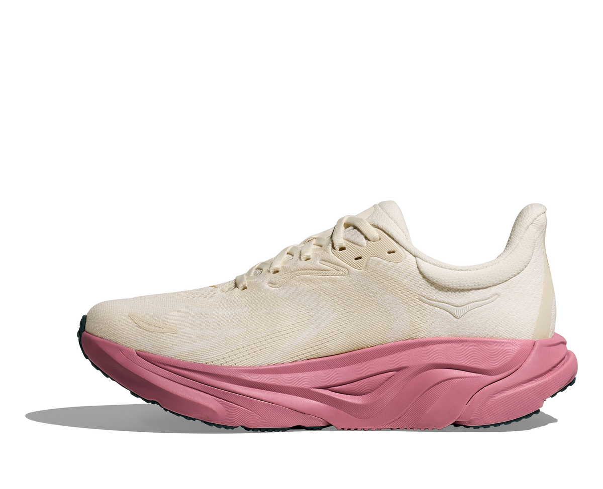 HOKA Arahi 8 Mujer Alabaster Lingonberry — detalle