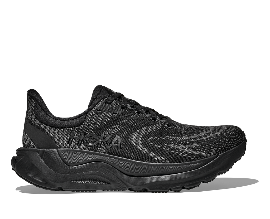 HOKA Arahi 8 Mujer Black Black — vista lateral