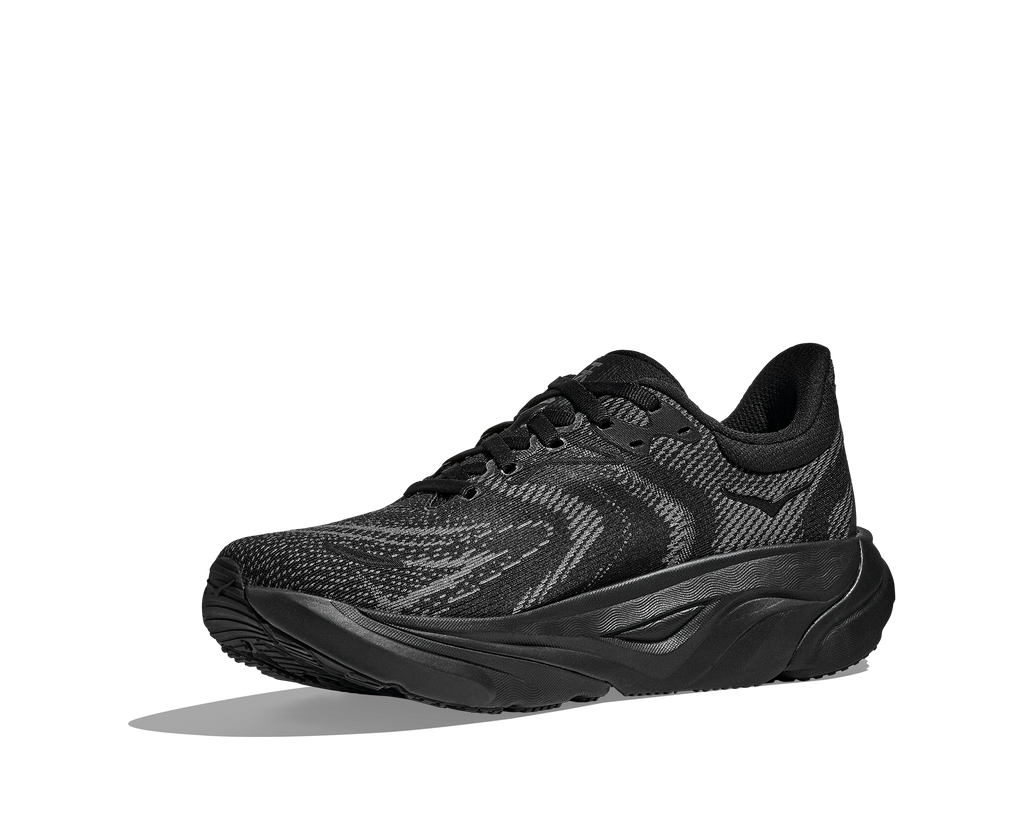 HOKA Arahi 8 Mujer Black Black — vista frontal