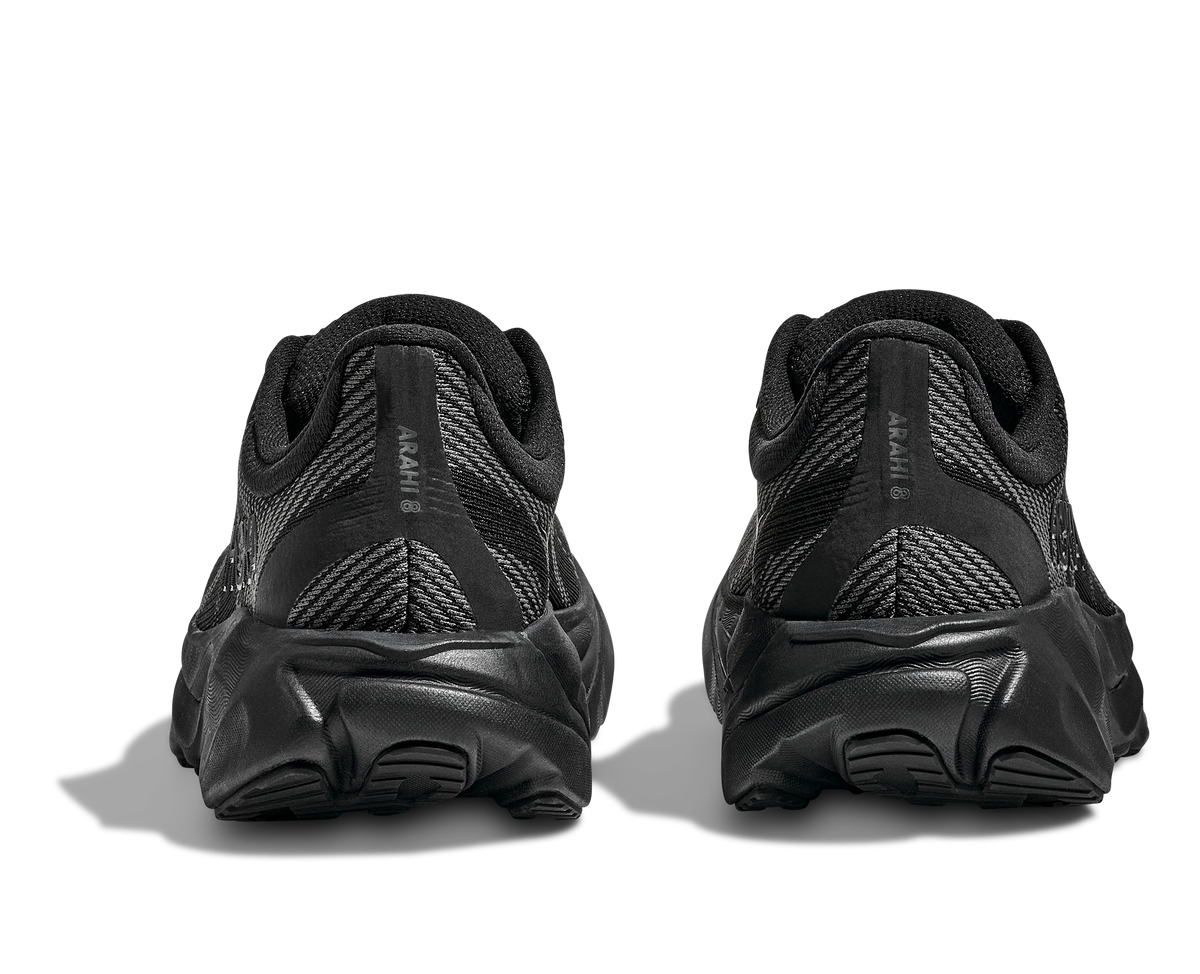 HOKA Arahi 8 Mujer Black Black — vista superior