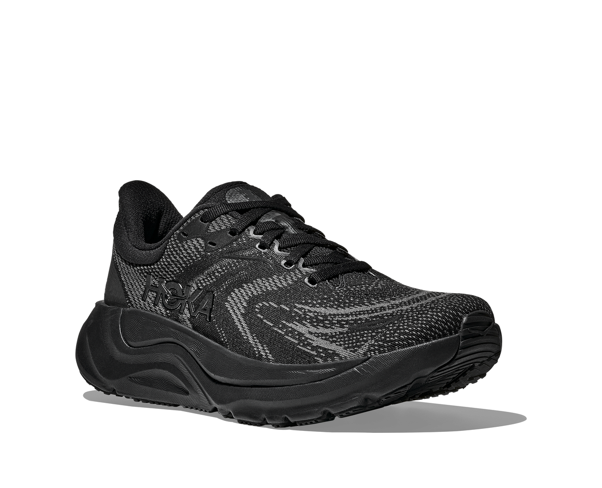 HOKA Arahi 8 Mujer Black Black — vista trasera