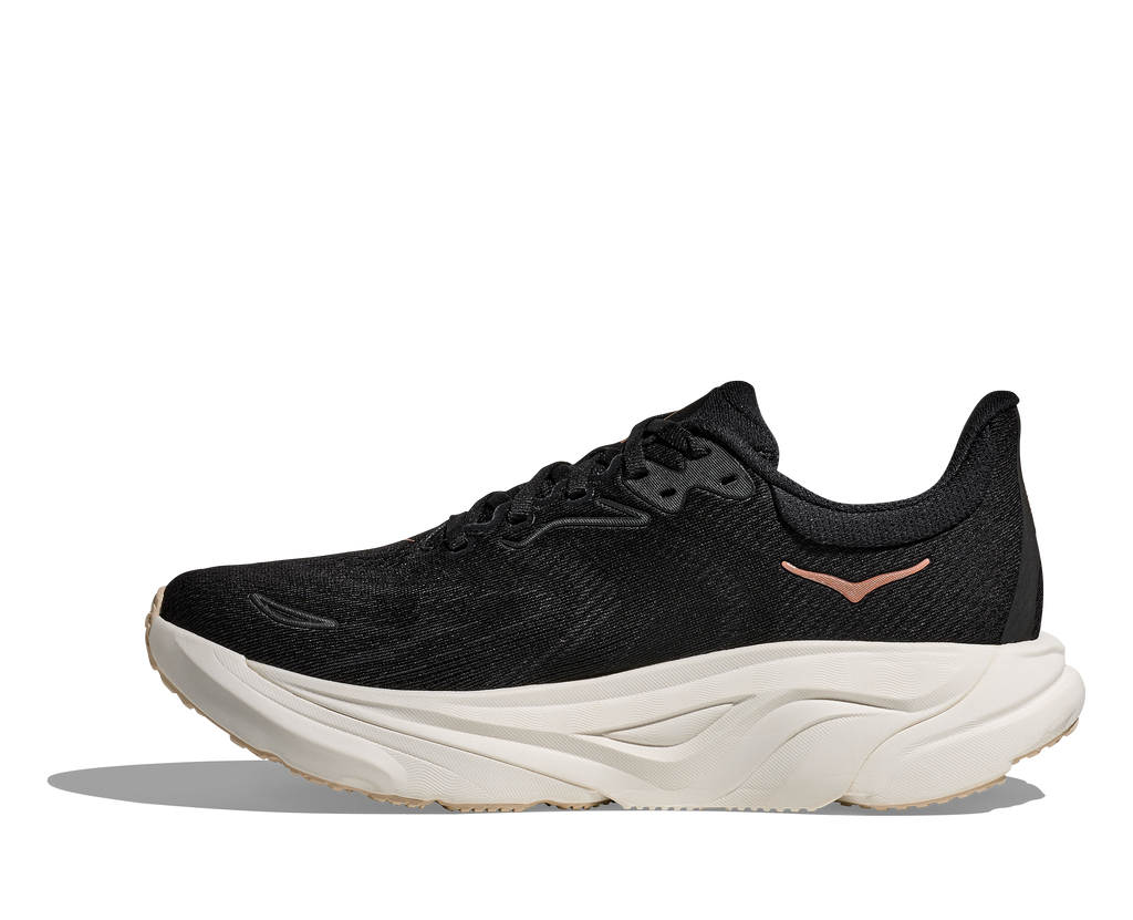 HOKA Arahi 8 Mujer Black / Rose Gold — detalle