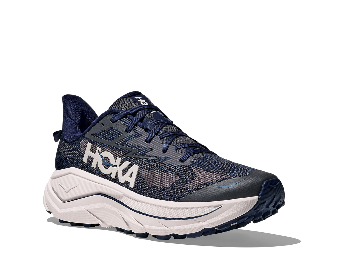 HOKA Challenger 8 Hombre Midnight Blue / Grout — vista trasera