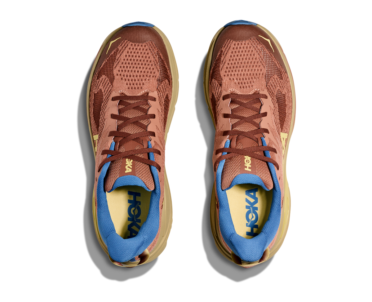 HOKA Challenger 8 Hombre Maple Cardamom — vista medial