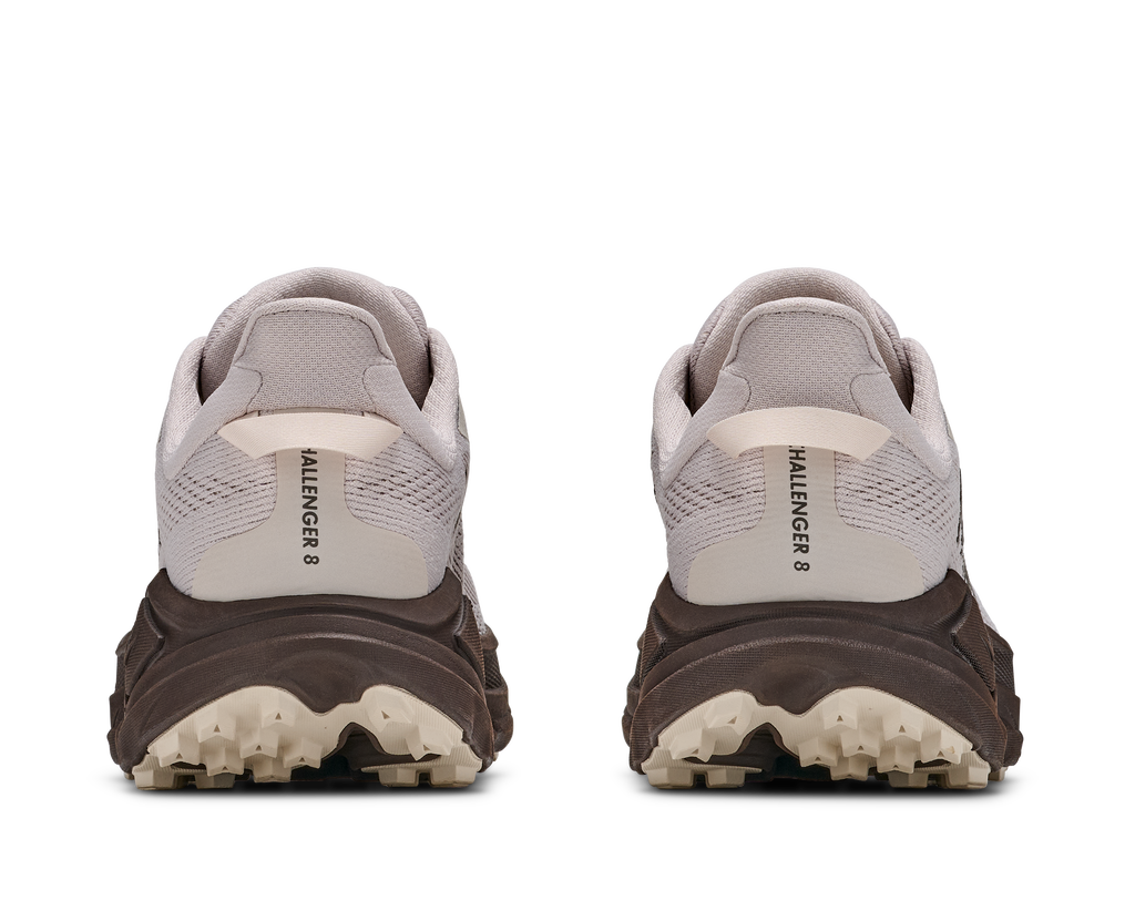 HOKA Challenger 8 Hombre River Rock Grey / Cast Iron — vista superior
