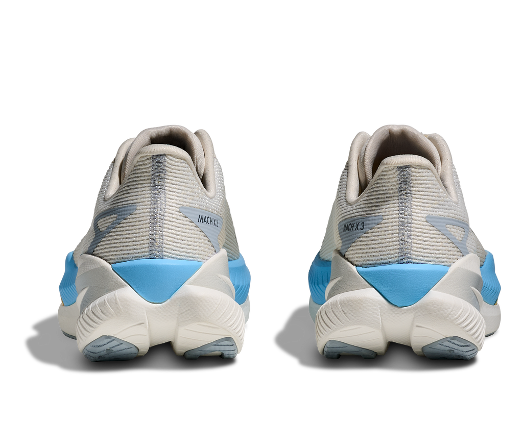 HOKA Mach X 3 Mujer White / Alabaster — vista superior