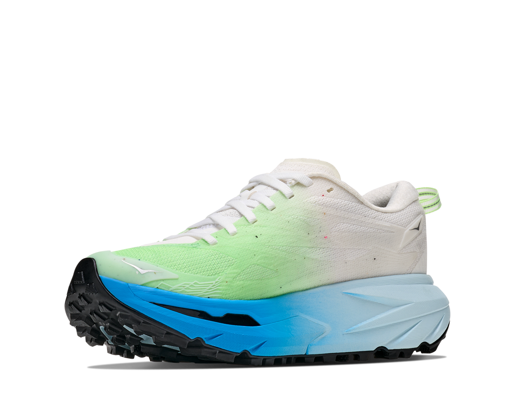 HOKA Mafate 5 Mujer Frost / Tart Apple — vista frontal