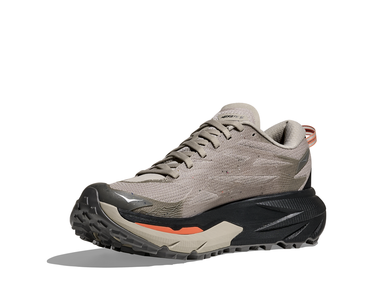 HOKA Mafate 5 Mujer Putty / Black — vista frontal
