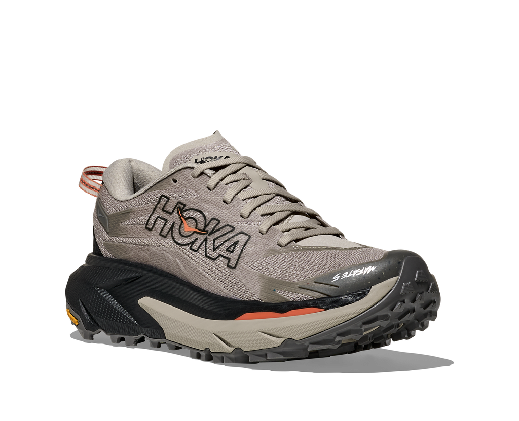 HOKA Mafate 5 Mujer Putty / Black — vista trasera