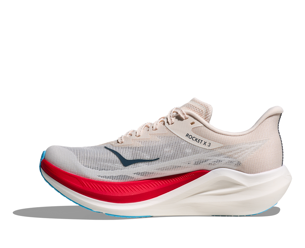 HOKA Rocket X 3 Unisex Alabaster / Frost — detalle