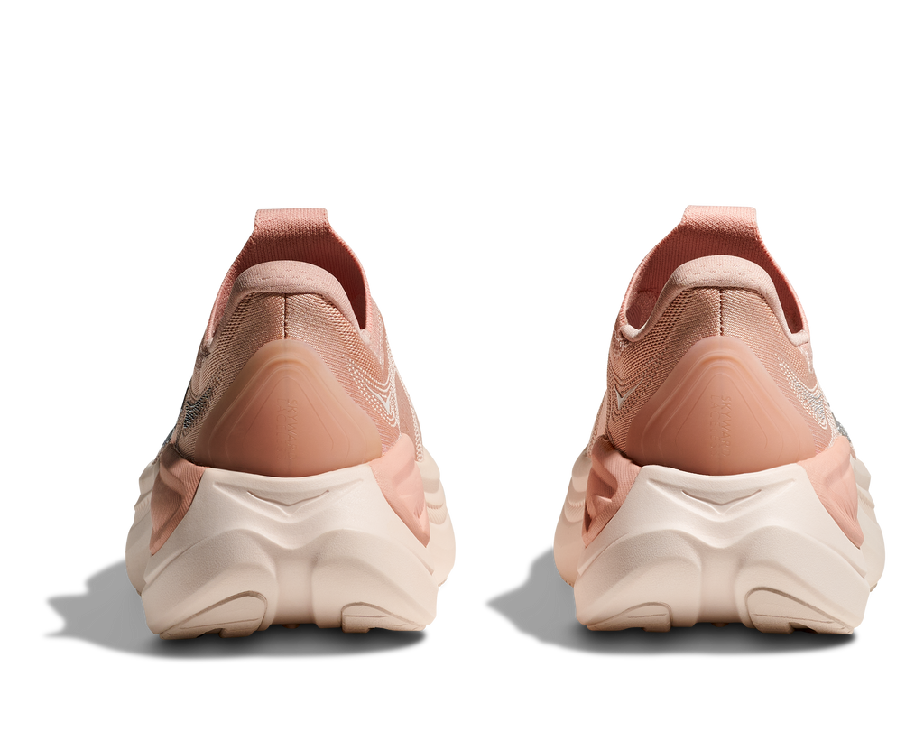 HOKA Skyward Laceless Mujer Rose Latte Rose Cream — vista superior