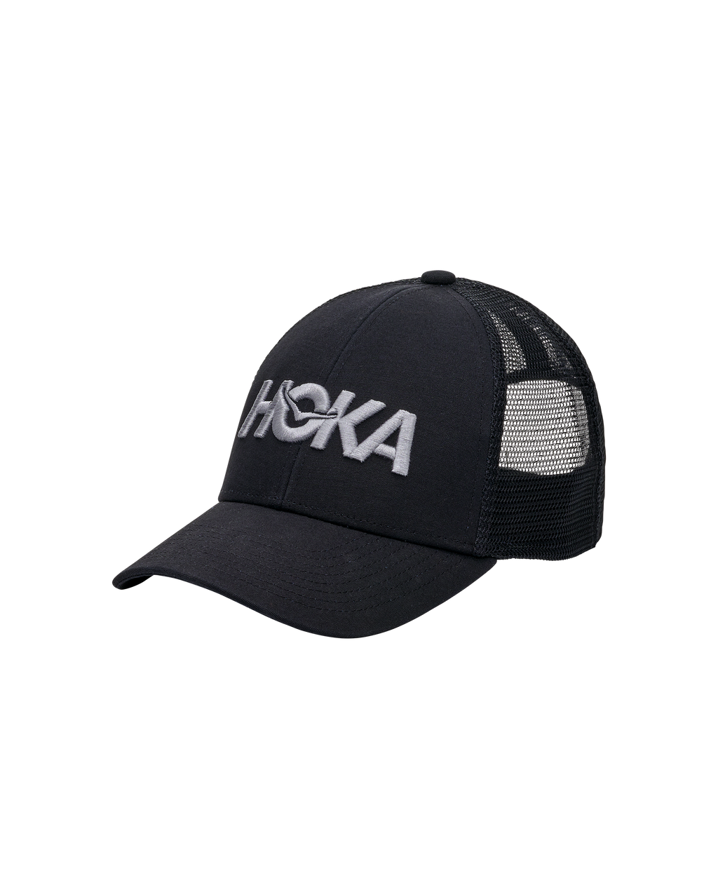 HOKA HOKA Core Logo Trucker Unisex Black — vista lateral
