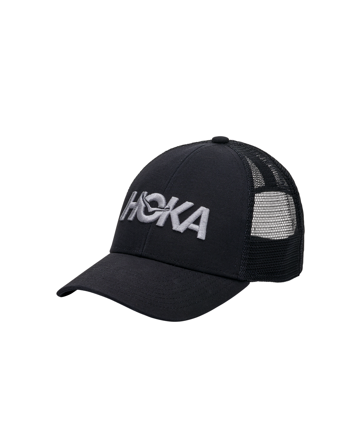HOKA HOKA Core Logo Trucker Unisex Black — vista lateral