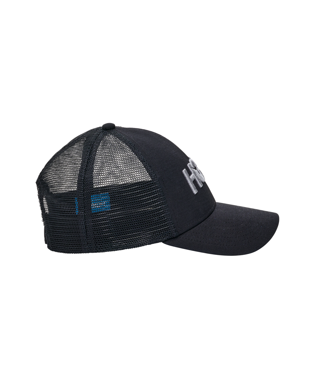HOKA HOKA Core Logo Trucker Unisex Black — vista tres cuartos