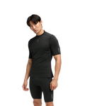 HOKA Skybreeze Short Sleeve Hombre Black — vista lateral