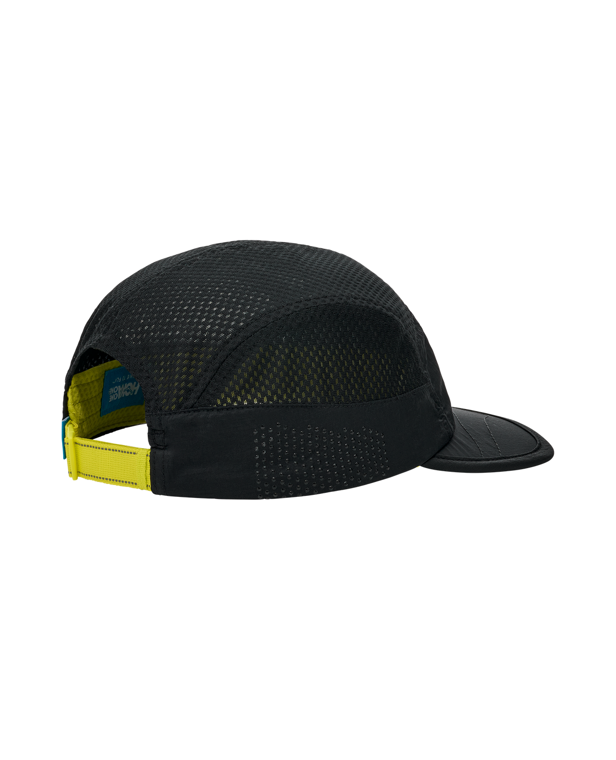 HOKA Trail Run Hat Unisex Black — vista frontal