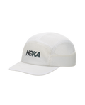 HOKA Trail Run Hat Unisex White — vista lateral