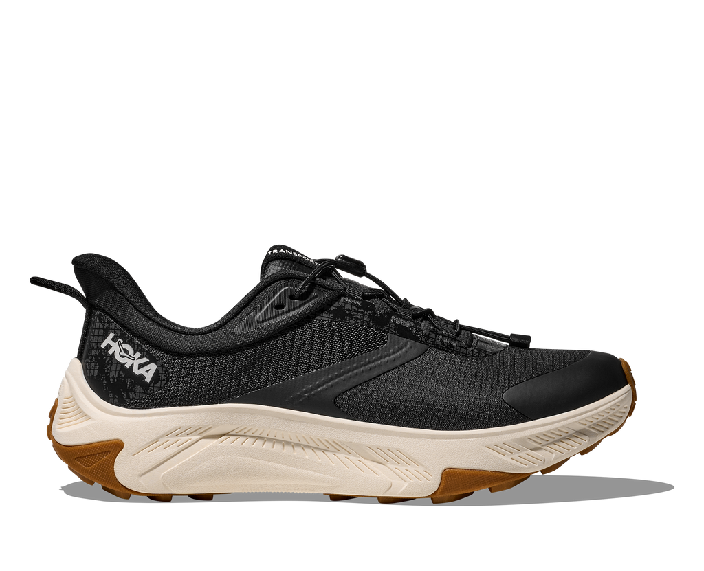 HOKA Transport 2 Hombre Black / Alabaster — vista lateral