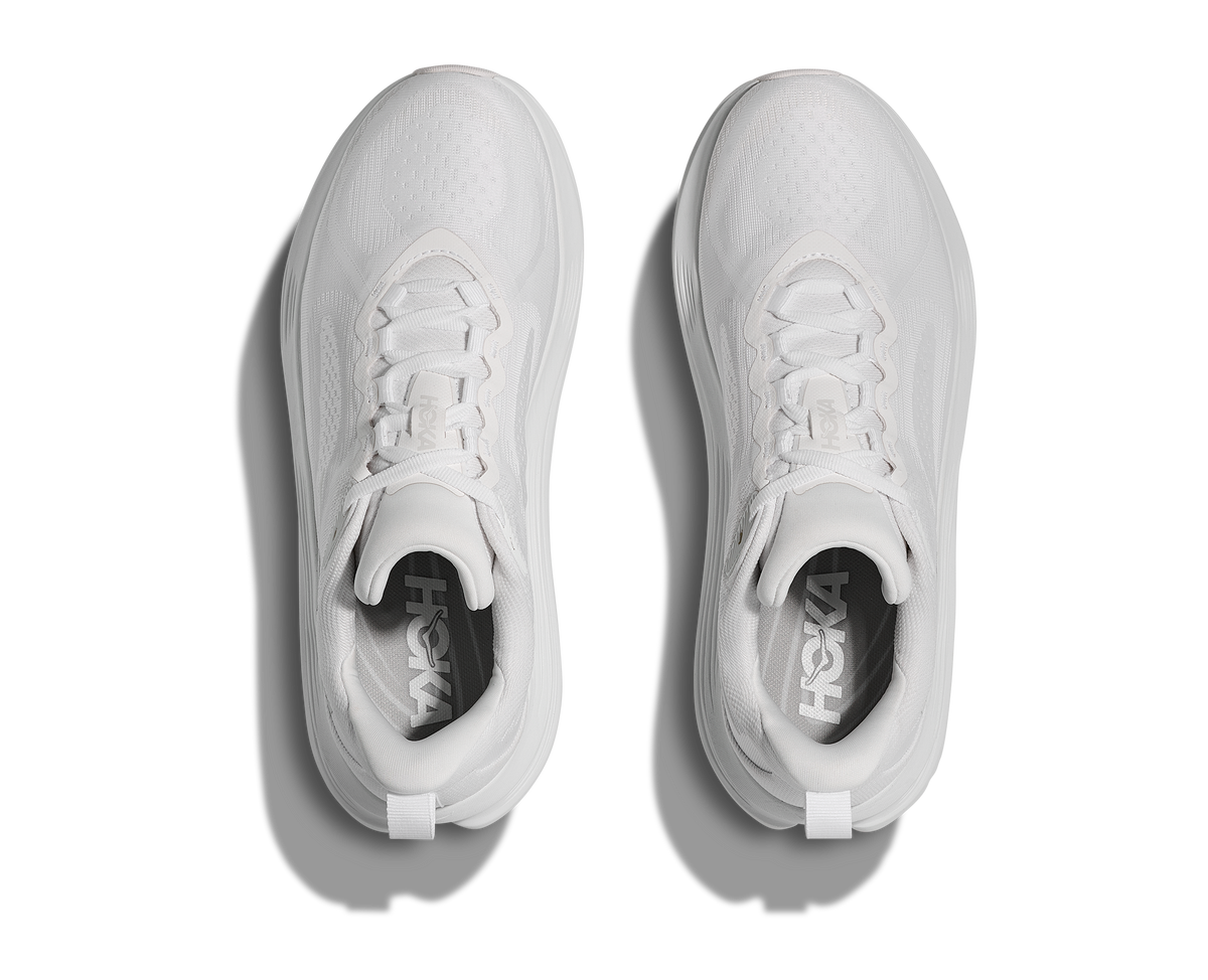 HOKA Kawana 3 Mujer White — vista medial