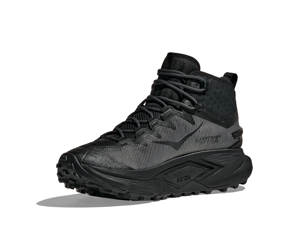 HOKA Mafate Hike Hombre Black / Asteroid — vista frontal