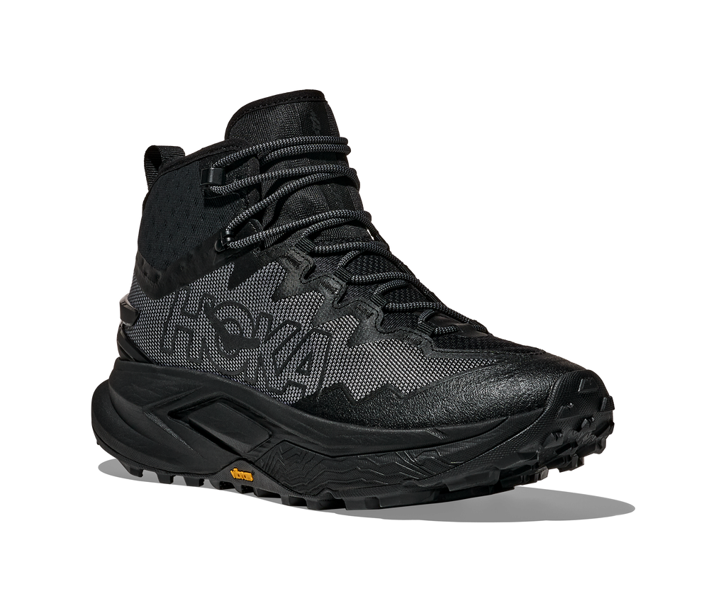 HOKA Mafate Hike Hombre Black / Asteroid — vista trasera