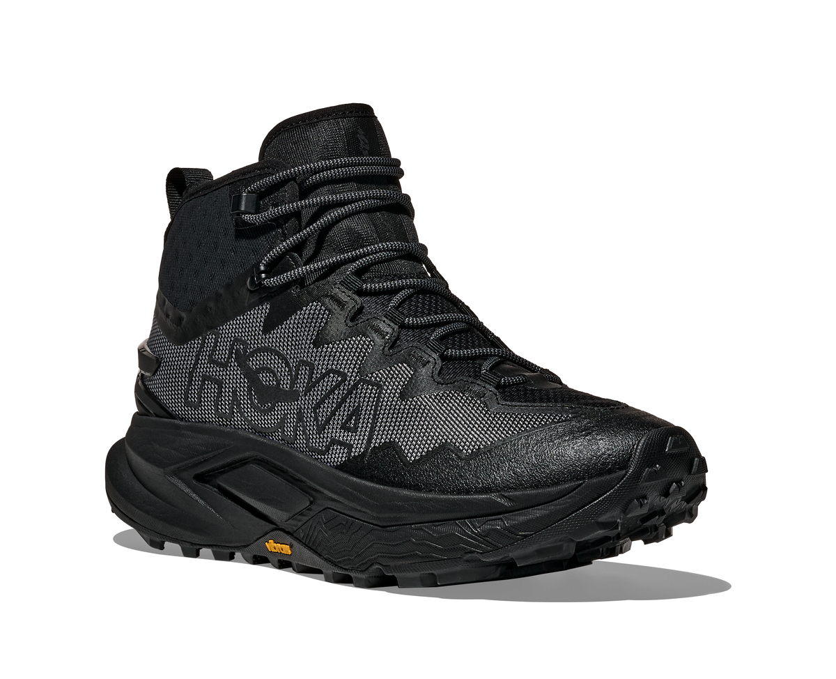 HOKA Mafate Hike Hombre Black / Asteroid — vista trasera