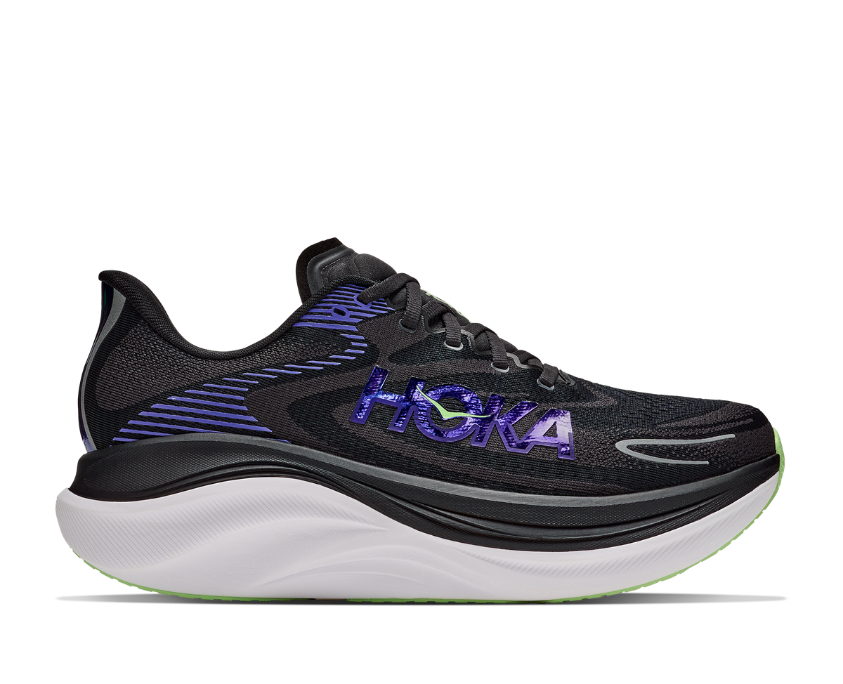 HOKA Skyward X 2 Hombre Carbon Black / Neon Nebula — vista lateral