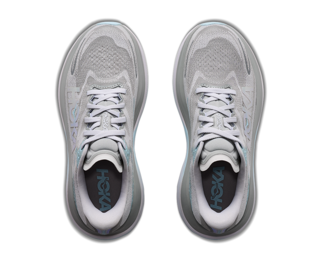 HOKA Skyward X 2 Mujer Stardust / Glimmering Blue — vista medial