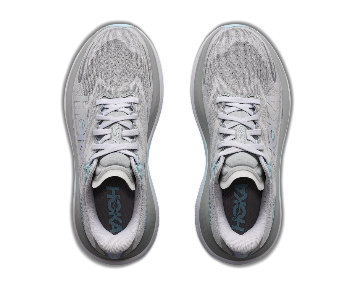 HOKA Skyward X 2 Mujer Stardust / Glimmering Blue — vista medial