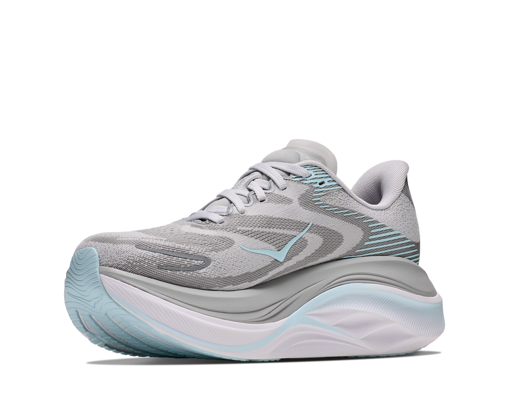 HOKA Skyward X 2 Mujer Stardust / Glimmering Blue — vista frontal