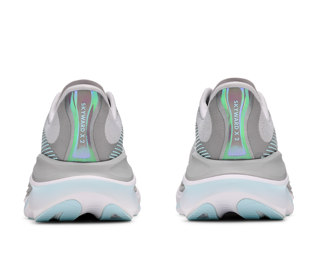 HOKA Skyward X 2 Mujer Stardust / Glimmering Blue — vista superior