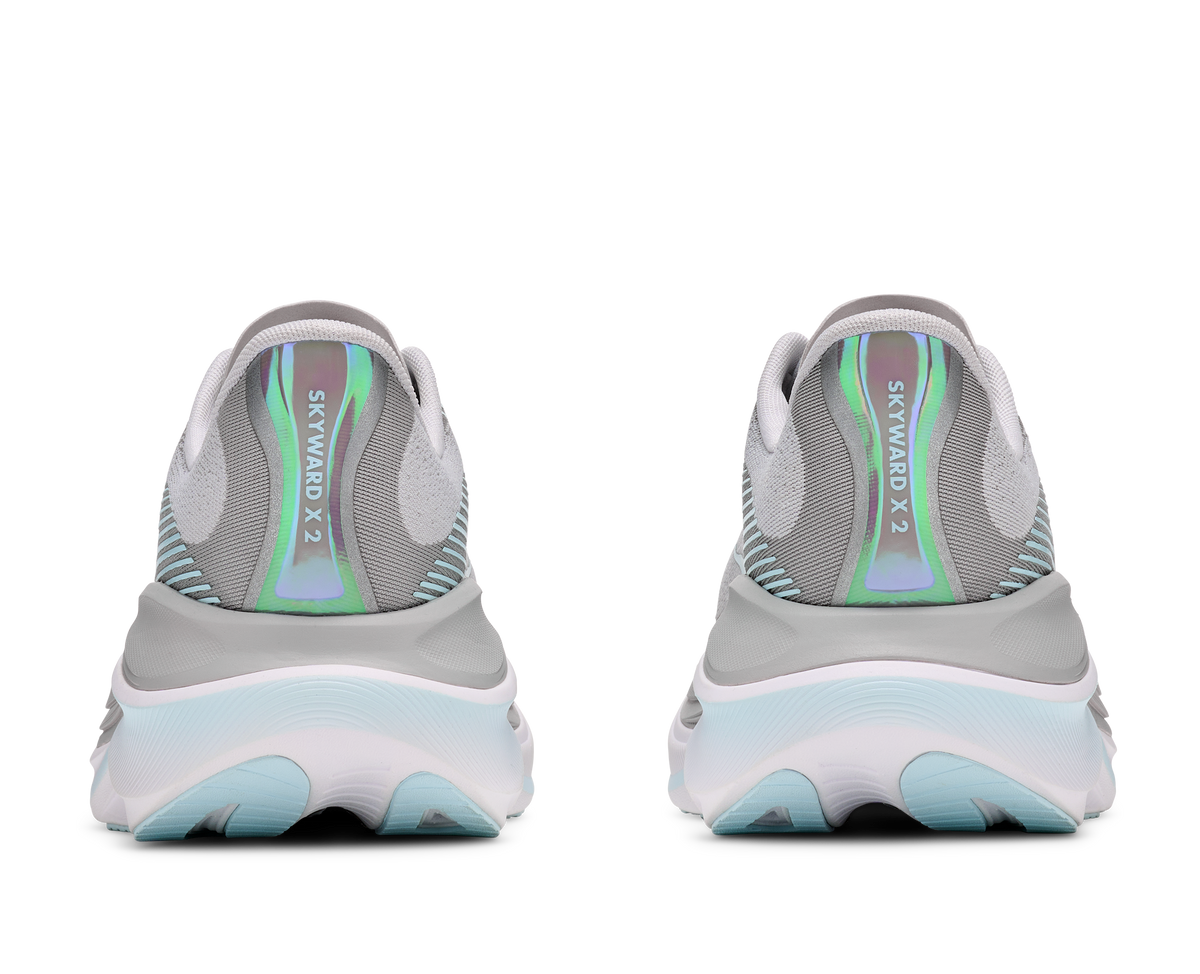 HOKA Skyward X 2 Mujer Stardust / Glimmering Blue — vista superior